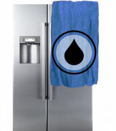 Холодильник AEG - течет, капает вода, потек